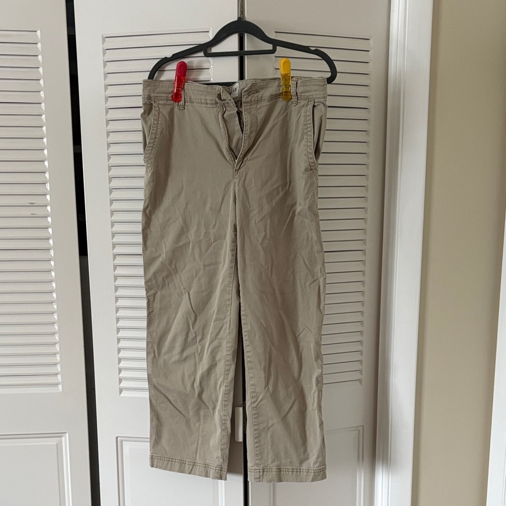 Women’s Gap Girlfriend Tan Pants size 12